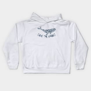 Save The Whales Kids Hoodie